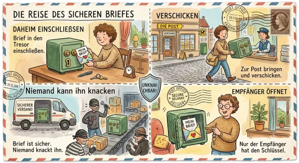 Grafik zum Brief im Tresor